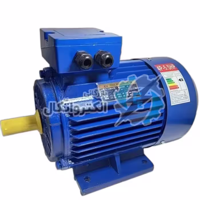 الکتروموتور پوسته چدن 4 کیلووات 5.5 اسب 1400دور سه فاز استیکو