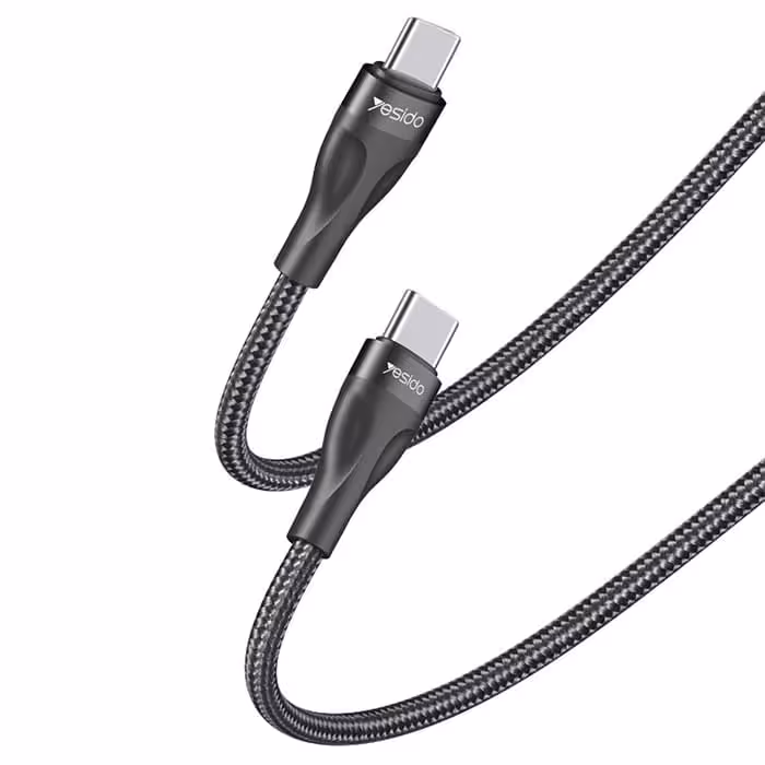 کابل پاوربانکی تایپ سی به تایپ سی یسیدو مدل YESIDO CA83 Type-C to Type-C
