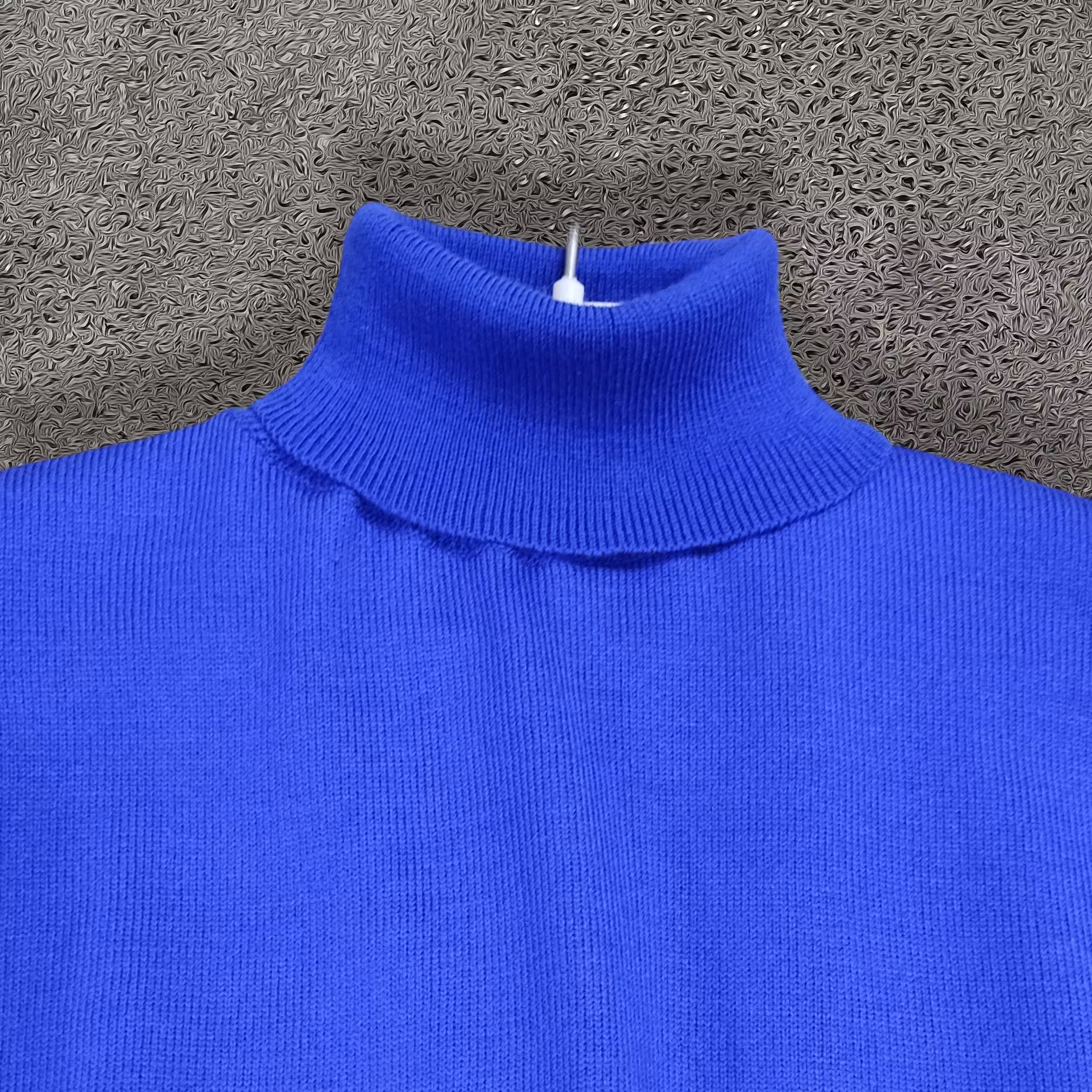 پلیور نخ ترکیه ای ریز بافت اسکی آبی کاربنی کیفیت عالی