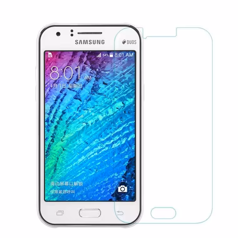 گلس سامسونگ samsung j1 ace خشگیر محافظ صفحه نمایش j110 j111 جی یک وان ایس گلس 0.3 میل شیشه ای J110F J110H J111
