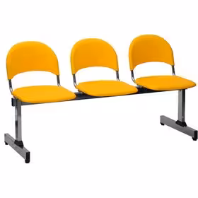 نیمکت انتظار سه نفره نظری مدل متال پلاست کد 523
