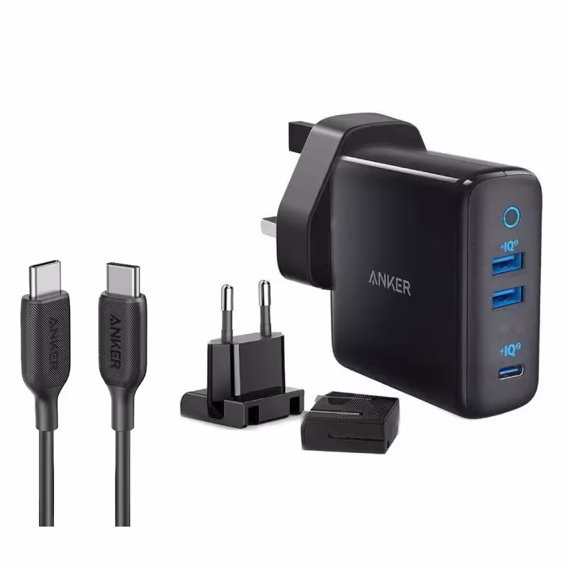 شارژر دیواری انکر مدل 65W A2033 به همراه کابل USB-C