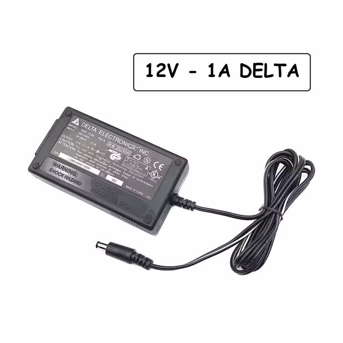 آداپتور 12 ولت 1 آمپر بین راهی مرغوبسوییچینگ دوربینی 12 ولت