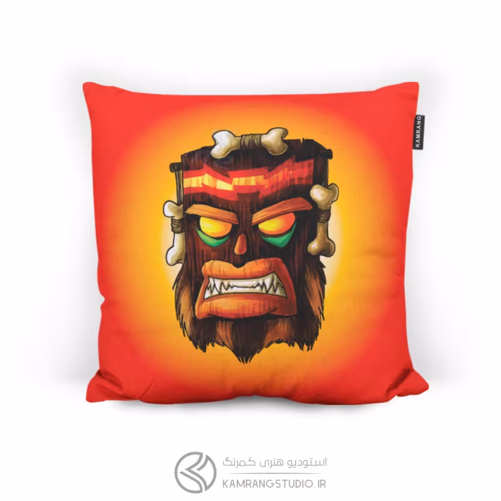 خرید کوسن CRASH BANDICOOT AKU AKU