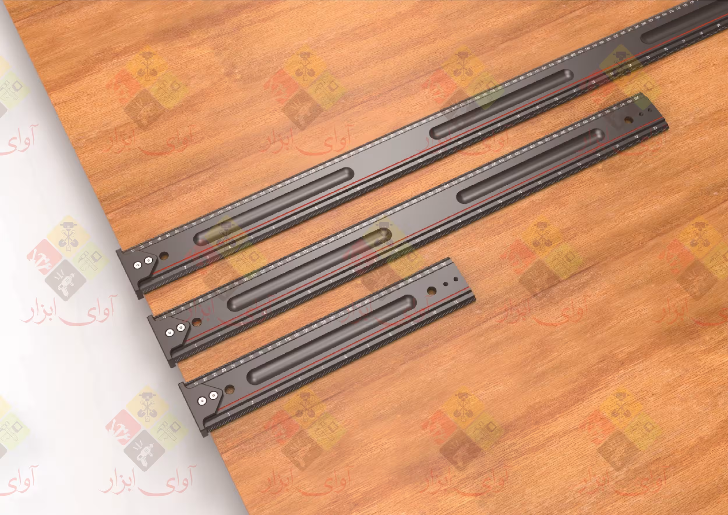 خط کش اندازه گیری سوراخ دار 90 سانت داسکوا مدل 6996-1804