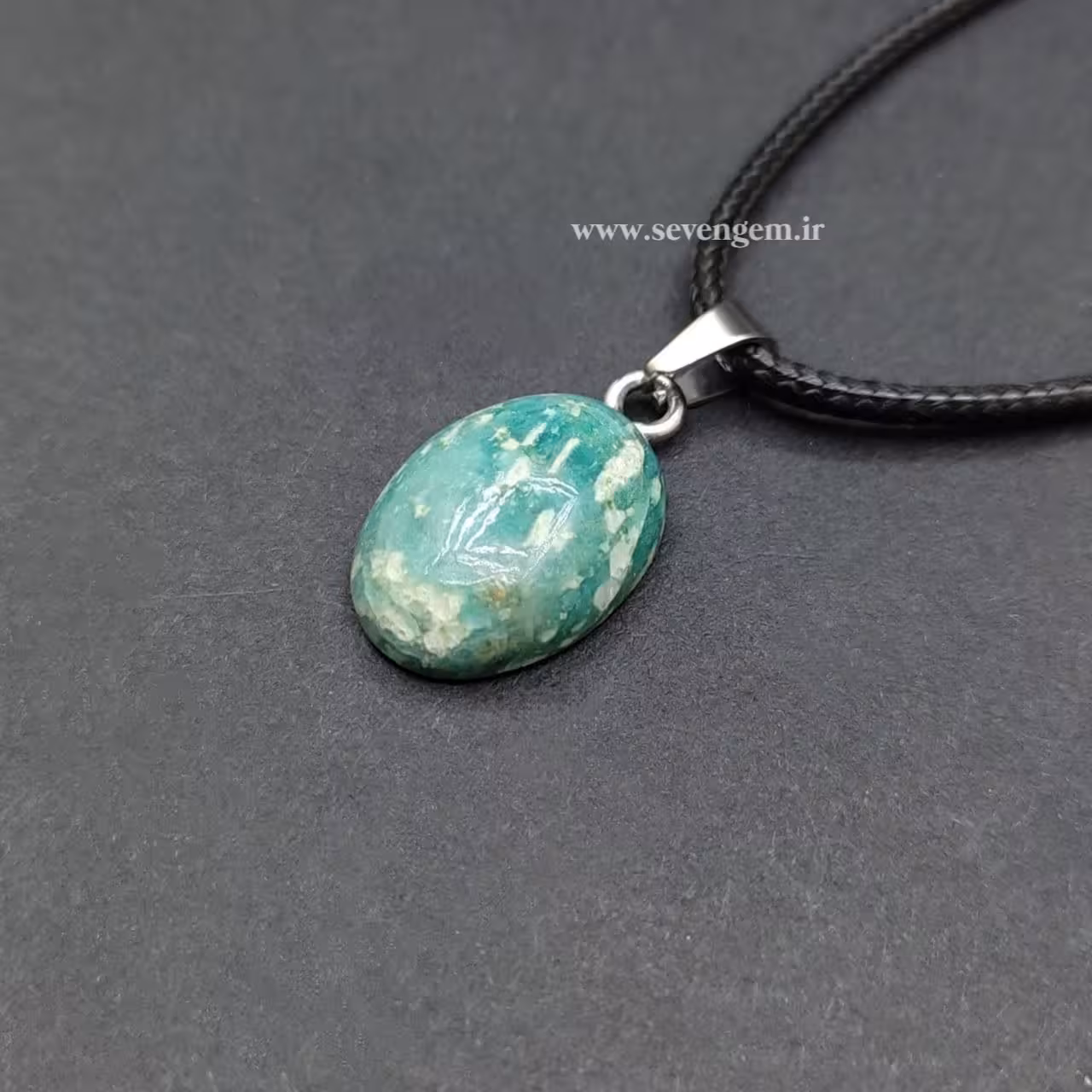 گردنبند سنگ آمازونیت (کدA628)