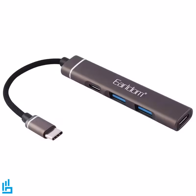 هاب 4 پورت Type-C ارلدام EARLDOM HUB19