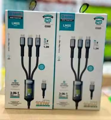 کابل شارژ XHANS – LM05 – 3IN1