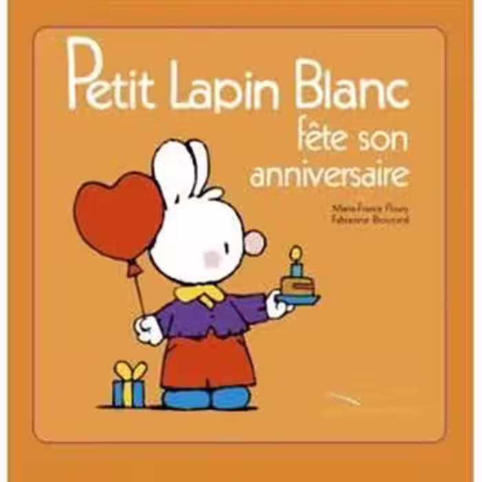 دانلود کتاب Petit Lapin Blanc : Petit Lapin Blanc fete son anniversaire