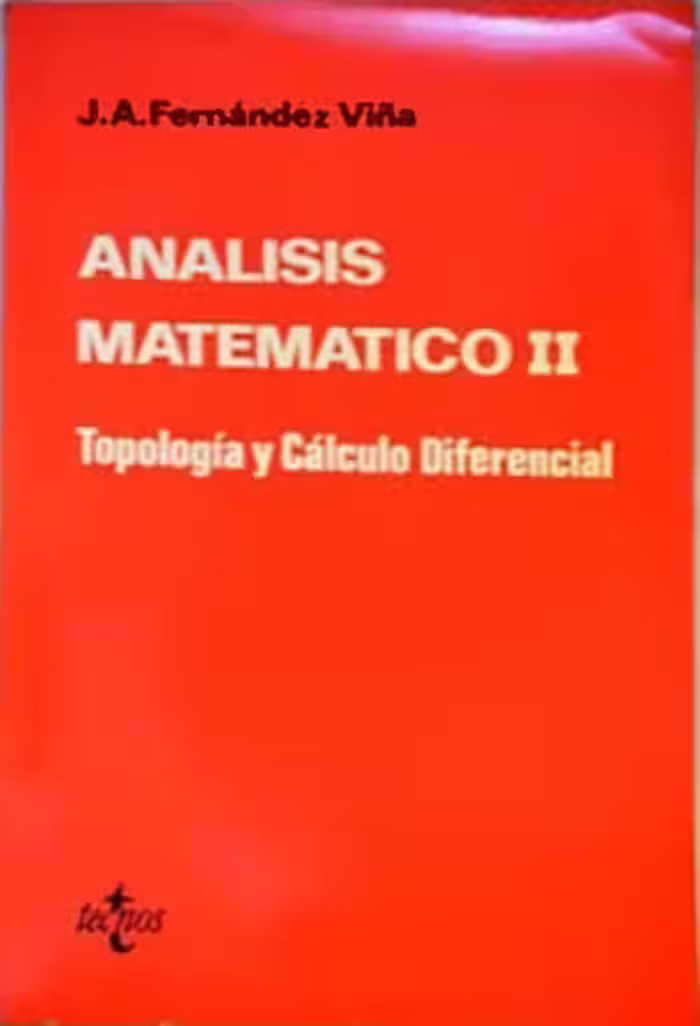 خرید و دانلود نسخه کامل کتاب Análisis matemático II : topología y cálculo diferencial