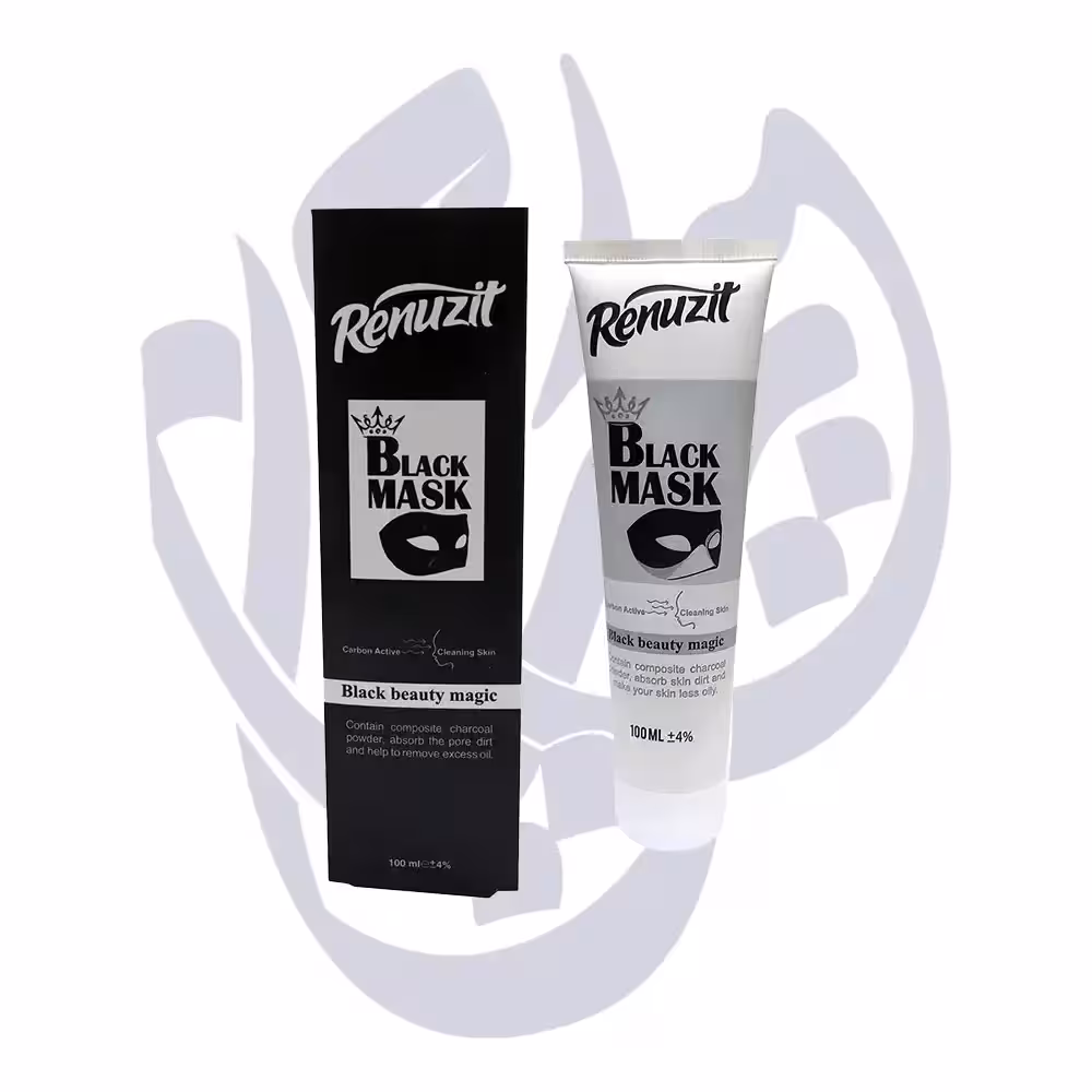 ماسک بلک حاوی پودر ذغال رینوزیت Renuzit BLACK MASK 75ml
