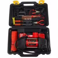 کمپرسور باد فندکی رویال مکس کد CAR AIR COMPRESSOR مجموعه 16عددی | کالا مکس