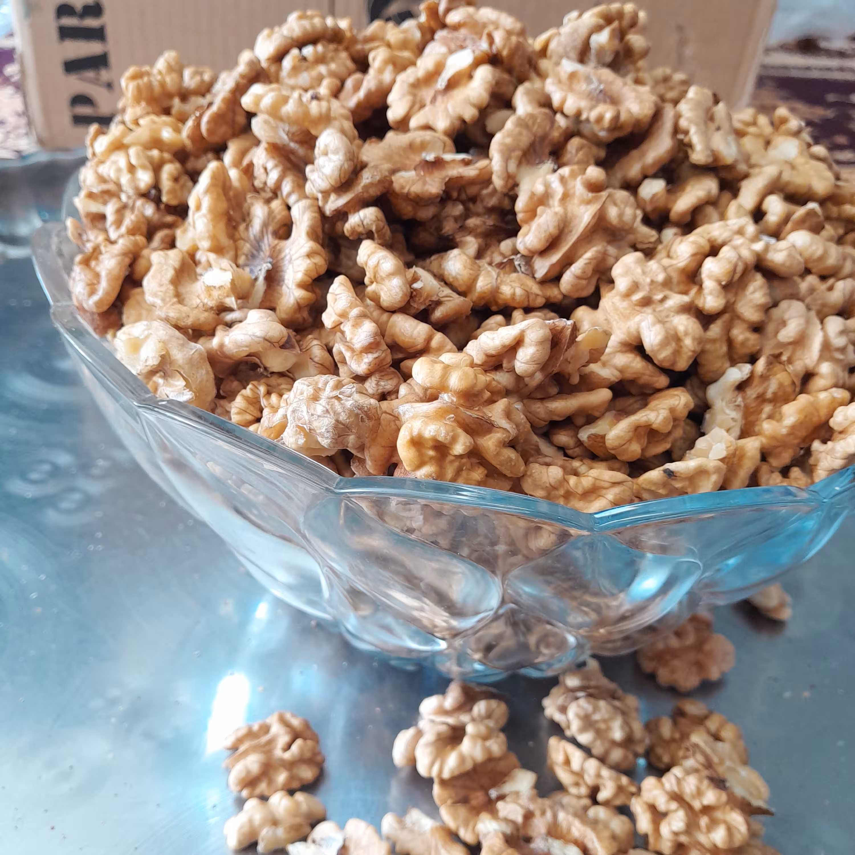 مغز گردو سوپر معمولی (رنگ سفید شیری) با کیفیت و طعم عالی   500g