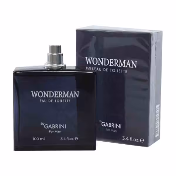 ادکلن مردانه گابرینی Gabrini مدل Wonderman حجم 100 میل