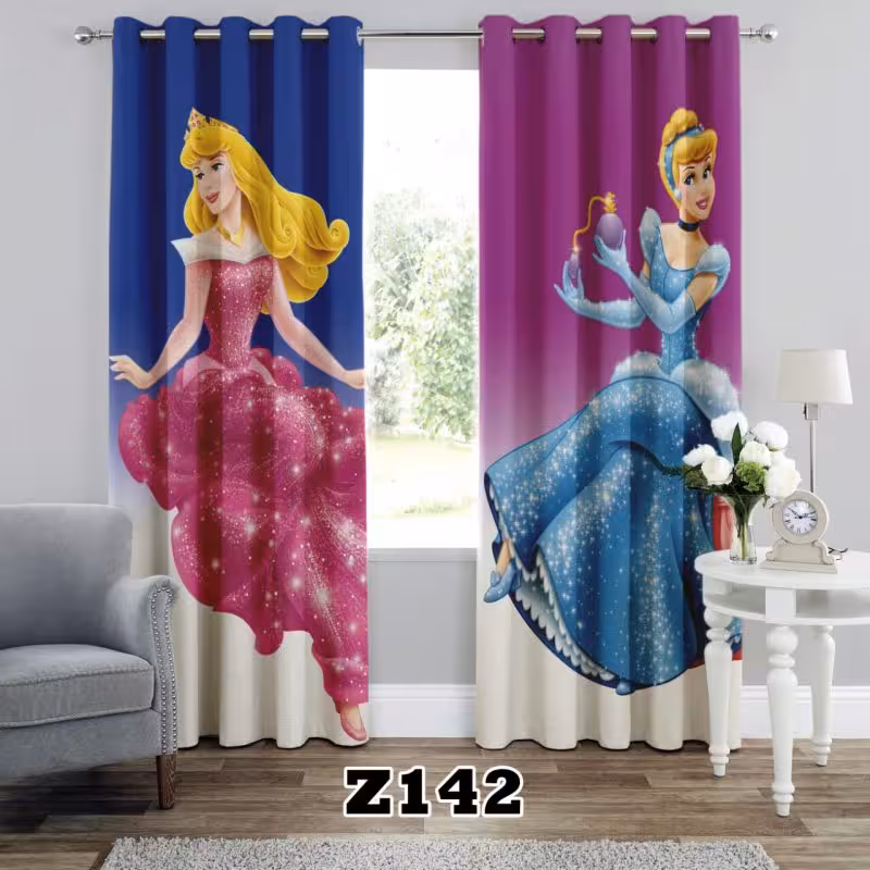 پرده سه بعدی طرح سیندرلا