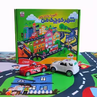 اسباب بازی پارچه ایی مدل شهر کوچک من
