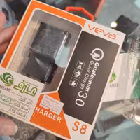 آداپتور اورجینال هوشمند Qc3دار  با کابل فست تایپ سی  veva 