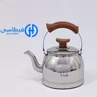 کتری استیل 3 لیتر کف چدن  برند قیطاسی تی جی اچ مدل 30705