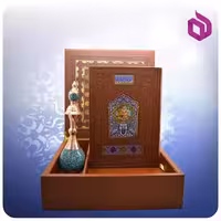 شاهنامه رحلی گلاسه با تنگ فیروزه