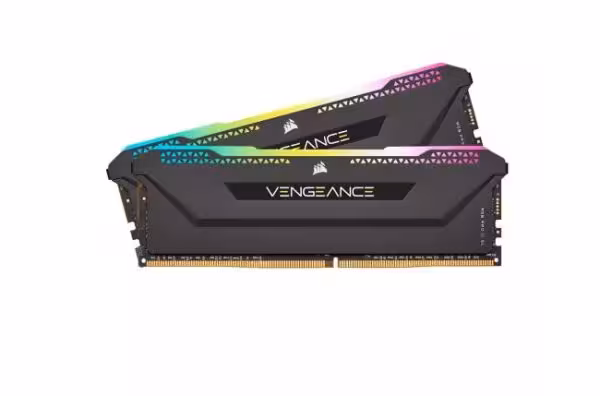 رم دسکتاپ کورسیر دو کاناله Corsair Vengeance RGB SL DDR4 16GB 3600MHZ
