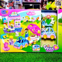 ساختنی لگو شهربازی دوپلو قطعه درشت اسباب بازی 3806