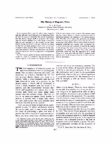 خرید و دانلود نسخه کامل کتاب The theory of magnetic poles