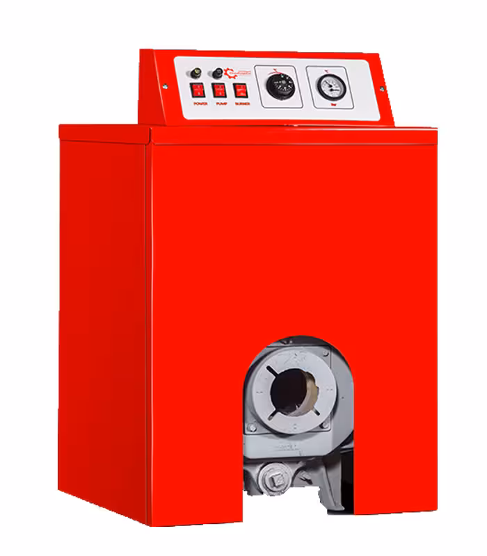 پکیج زمینی شوفاژکار 6 پره چدنی کوتاه مبدل دار مدل آذرخش AS300-6