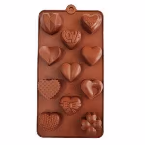 قالب شکلات قلب میکس