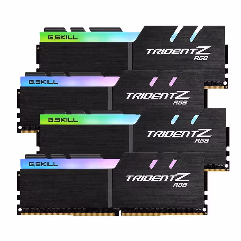 رم دسکتاپ DDR4 چهار کاناله 3600 مگاهرتز جی اسکیل مدل TRIDENT Z RGB ظرفیت 64 گیگابایت CL16