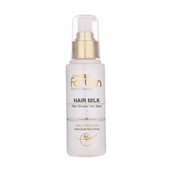 شیر مو مغذی و ترمیم کننده فاربن مناسب مو خشک و آسیب دیده حجم 100 میل Farben Nourishing And Repairing Hair Milk For Dry And Damage Hair 100ml