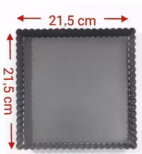 قالب تفلون تارت مربع