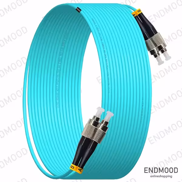 پچ کورد فیبر نوری 5 متری داپلکس نگزنس Nexans OM3 FC-FC