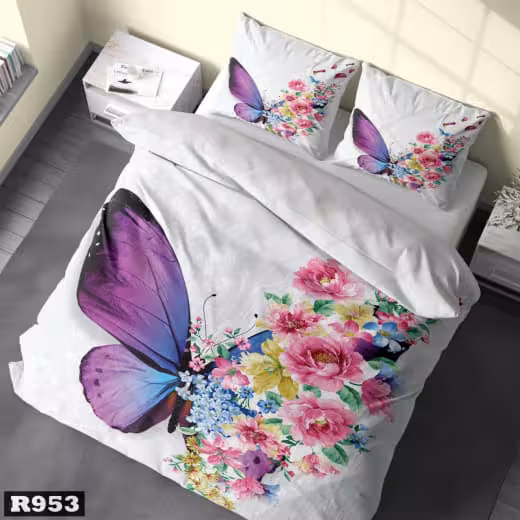 روتختی پروانه و گل کد R953