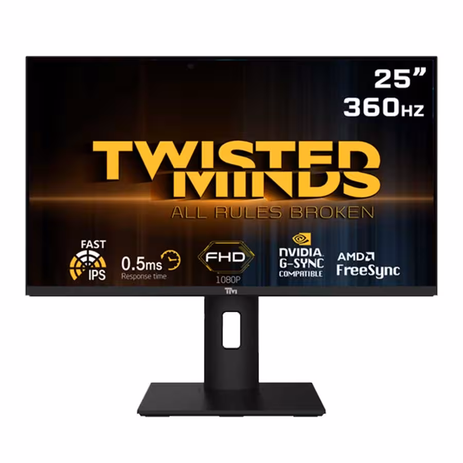 مانیتور گیمینگ 25 اینچ تویستد مایندز TM25BFI – FHD IPS 360Hz 0.6ms