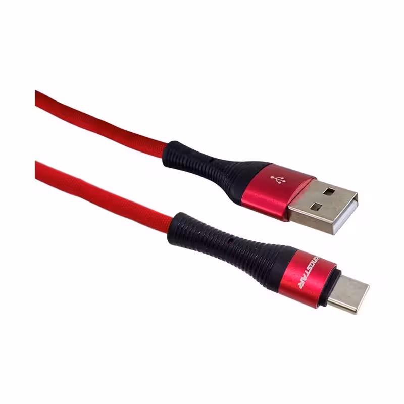 کابل تبدیل USB به USB Type-C کینگ استار مدل K27 C به طول 1.0 متر