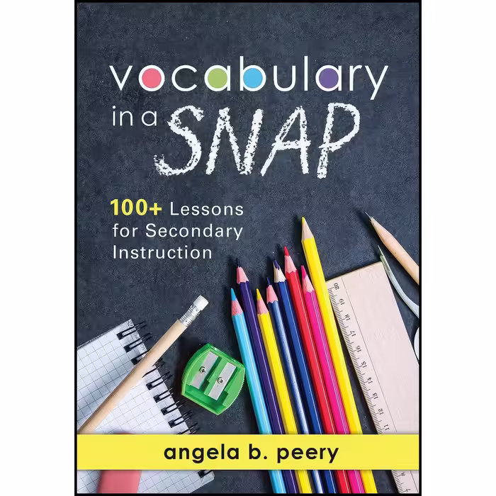 کتاب زبان اصلی Vocabulary in a SNAP اثر Angela B Peery