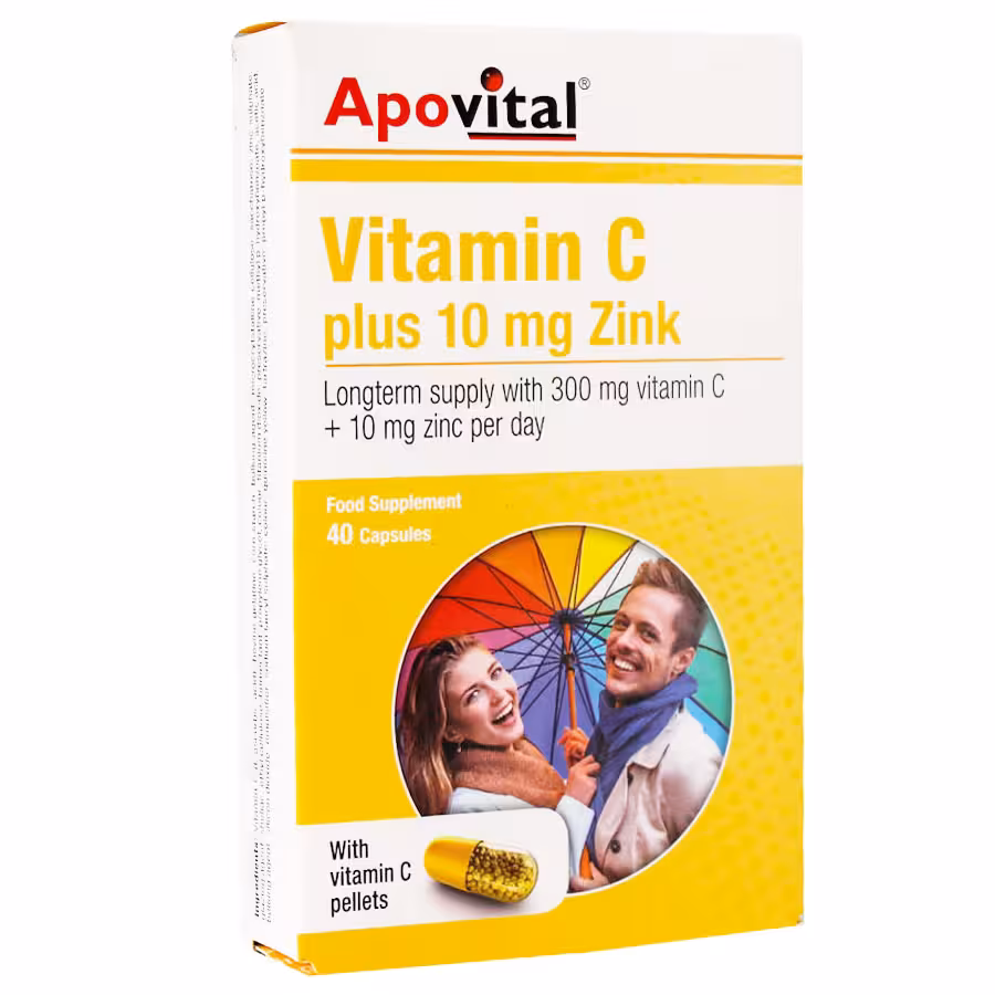 کپسول ویتامین C و زینک آپوویتال 40 عدد