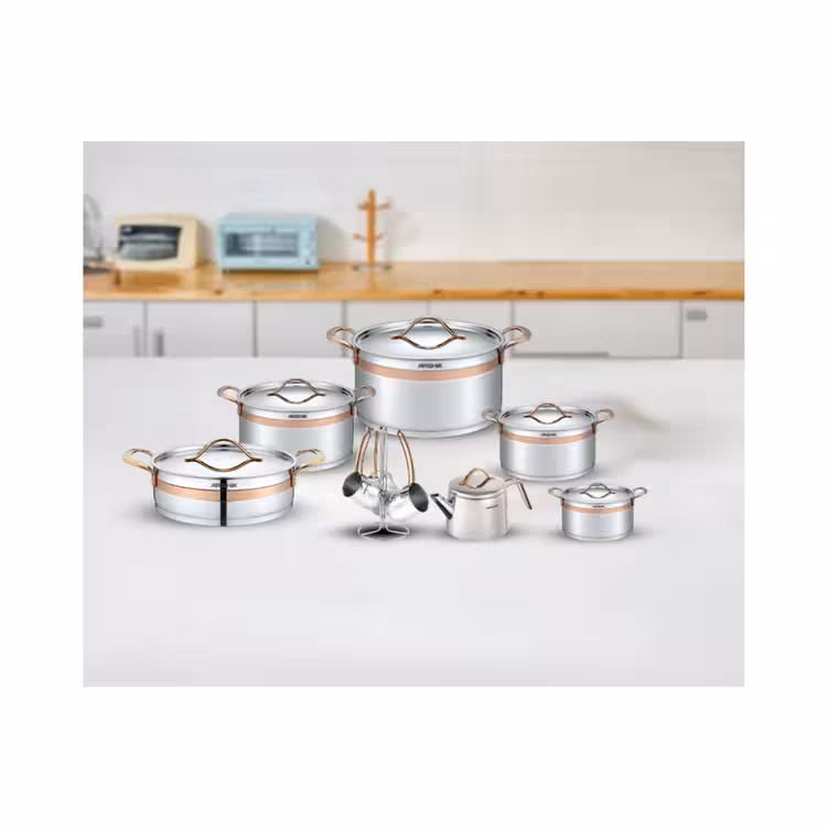 سرویس قابلمه استیل عرشیا مدل SS270-3280