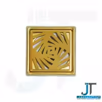 کفشور استیل طلایی 10*10 با خروجی 50میلی متر جهانیار مدل فلورانس