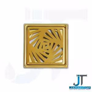 کفشور استیل طلایی 10*10 با خروجی 50میلی متر جهانیار مدل فلورانس