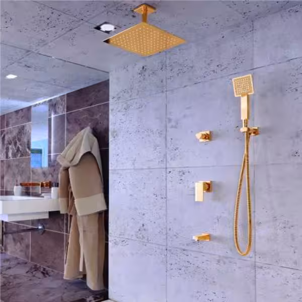 ملزومات شیر حمام توکار کلار مدل فلت لاکچری تیپ 3(ارسال رایگان)