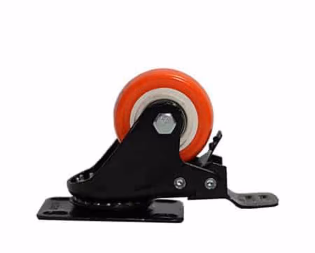 چرخ نارنجی ‌پیچی و کفی ترمزدار سایز 40