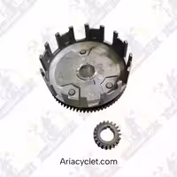 دیسک کلاچ کامل با دنده مقابل باکسر 150 باجاج اصلی