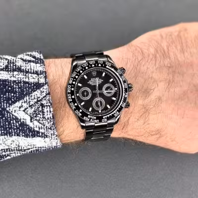 ساعت مچی مردانه رولکس سه موتوره همراه با گارانتی