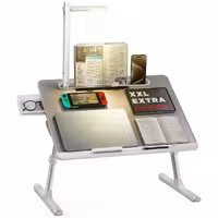 میز تحریر و لپ‌تاپ تا 17 اینچ دارای چراغ LED سایجی k8 تاشو و قابل حمل