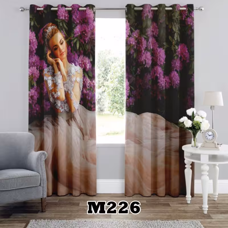 پرده سه بعدی طرح طبیعت