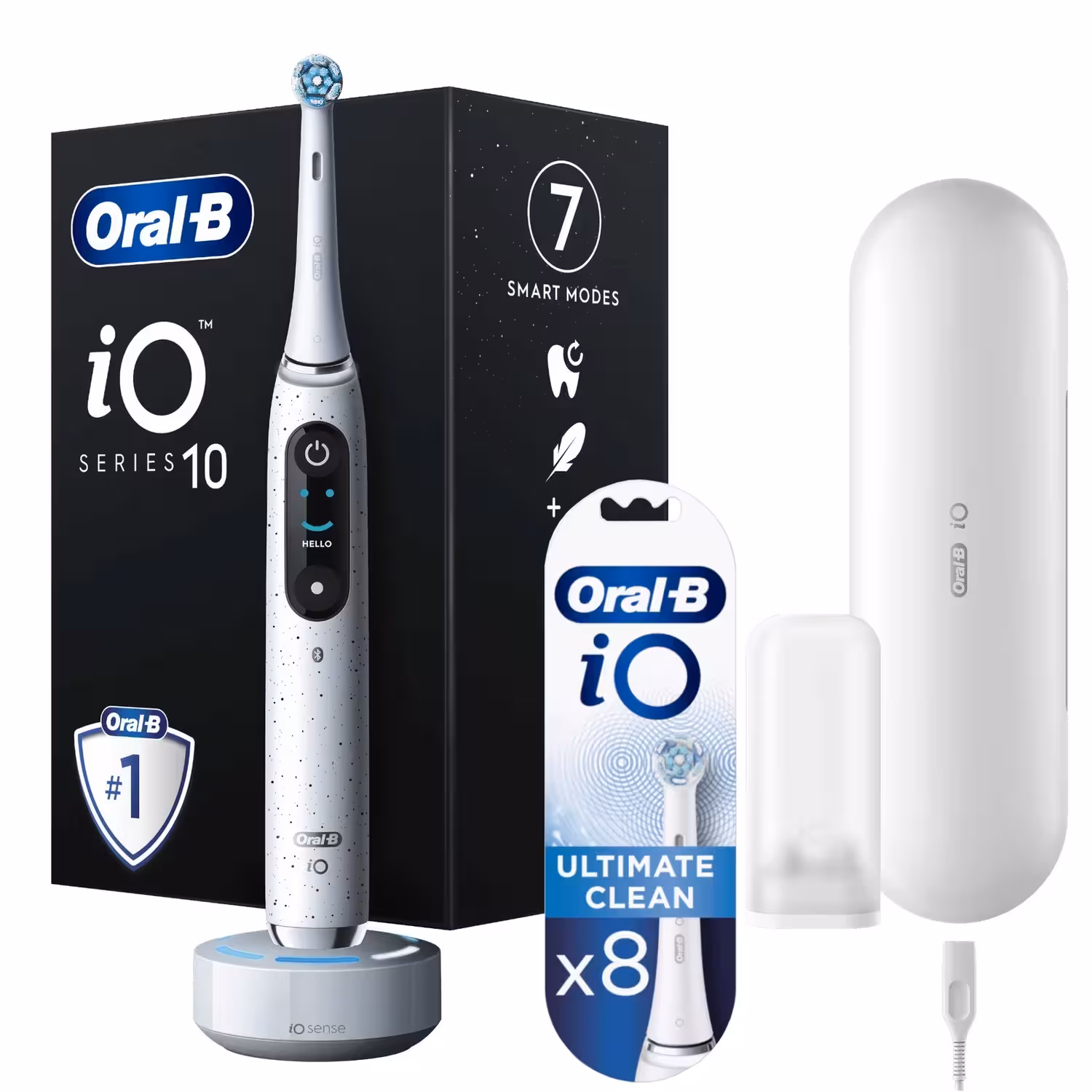 مسواک برقی برند Oral B آلمان مدل iO 10 Stardust سفید