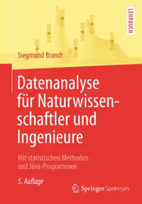 خرید و دانلود نسخه کامل کتاب Datenanalyse für Naturwissenschaftler und Ingenieure: Mit statistischen Methoden und Java-Programmen