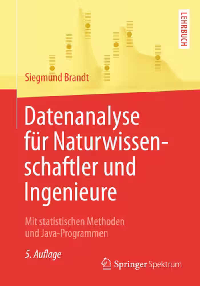 خرید و دانلود نسخه کامل کتاب Datenanalyse für Naturwissenschaftler und Ingenieure: Mit statistischen Methoden und Java-Programmen
