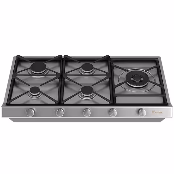 گاز صفحه‌‌‌ای استیل  5 شعله داتیس مدل DS 589